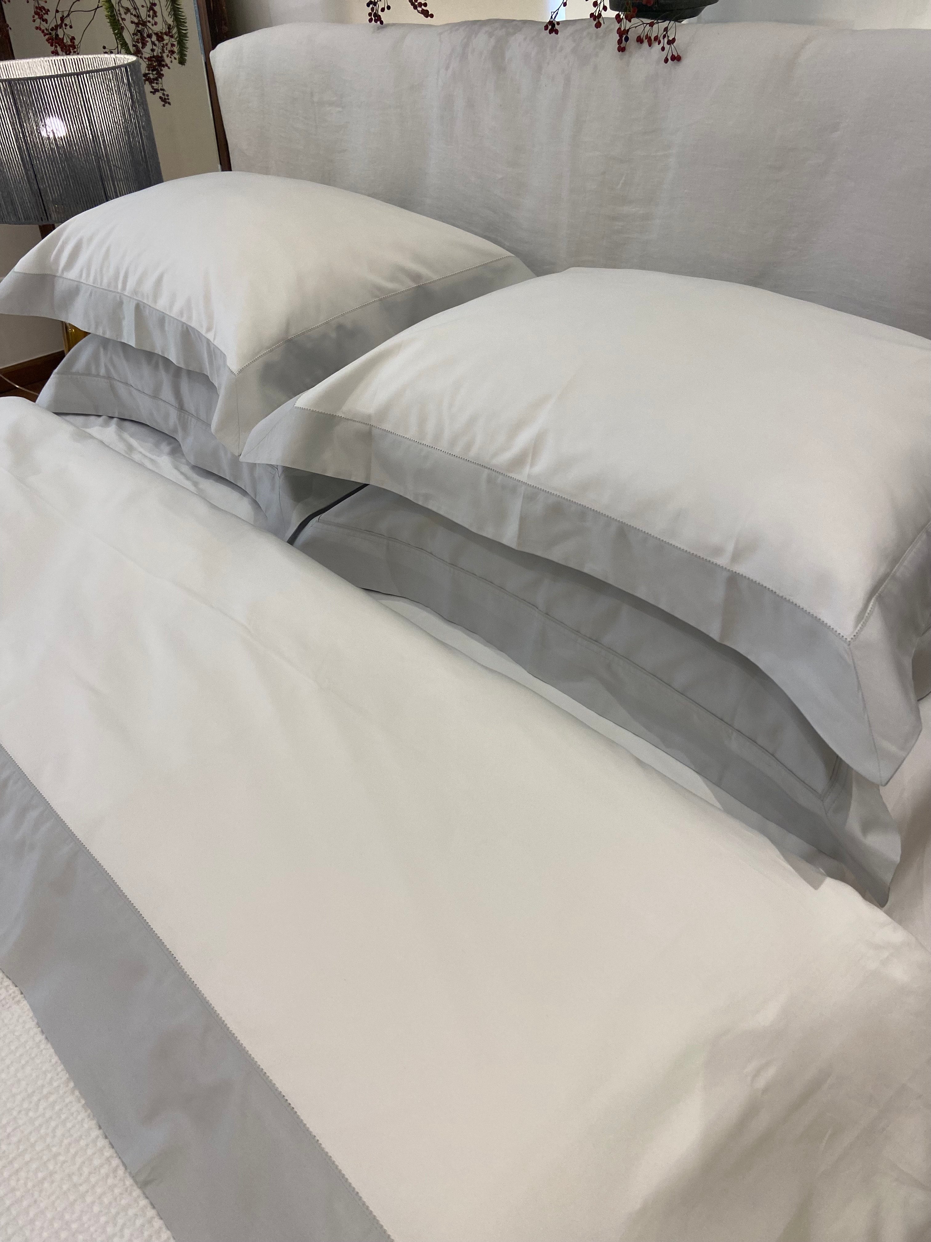 100% Cotton 500TC Sateen Flat Sheet set with hemstitch